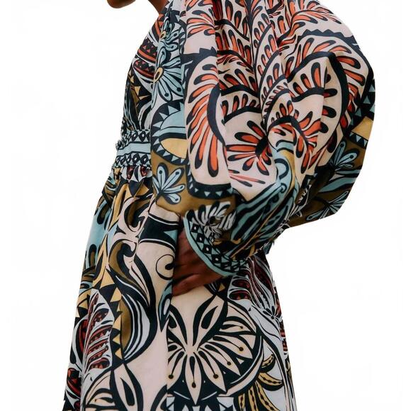 NEW FARM RIO balamana maxi dress in multi - Picture 4 of 4